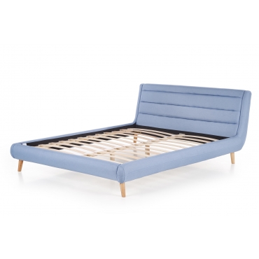 ELANDA 140 cm łóżko niebieskie (2p=1szt)