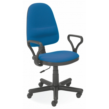 BRAVO krzesło biurowe C-6 (1p=1szt) niebieski